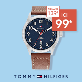 Montre Tommy Hilfiger. Son prix est de 99 euros