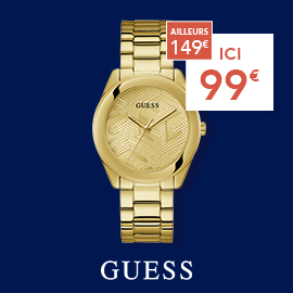 Montre Guess. Son prix est de 99 euros